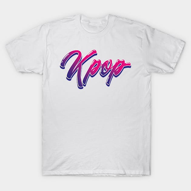 Kpop Colors (v3) T-Shirt by bluerockproducts